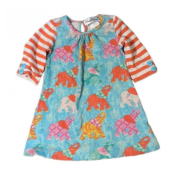 Toddler Girl Elephant Dress - Picture 1 of 2
